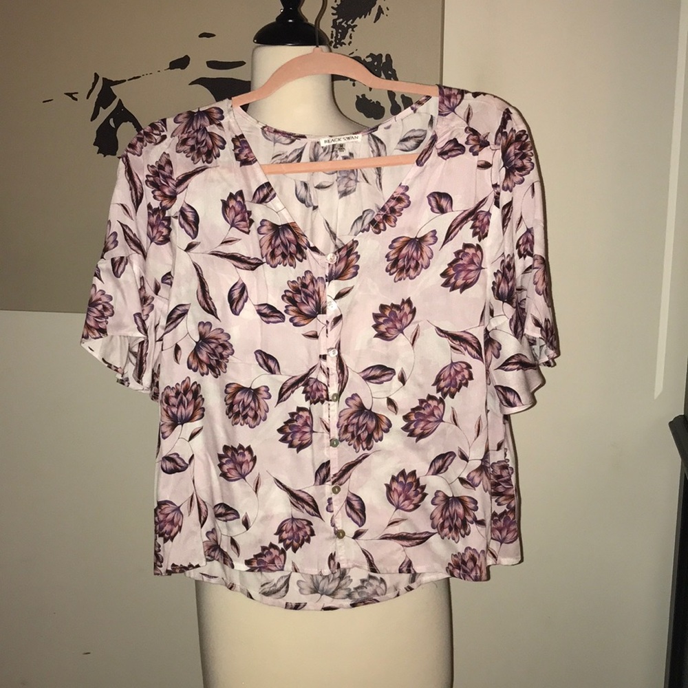 NWOT Cropped Floral